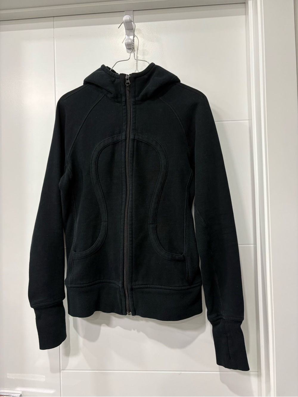lululemon athletica Black Full‑Zip Scuba Hoodie